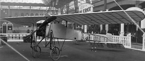 Bleriot XI Gouin parasol at the Olympia Show