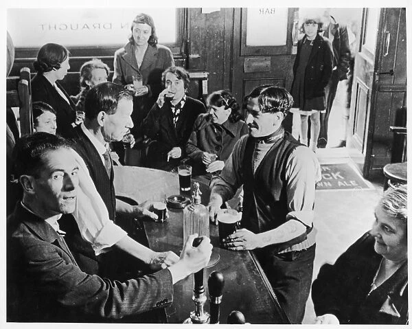 Mixed Bar Scene 1930S
