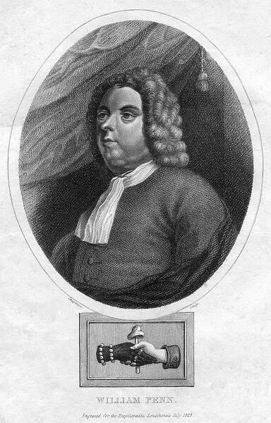William Penn, founded the Province of Pennsylvania, 1823. Artist: Chapman & Co