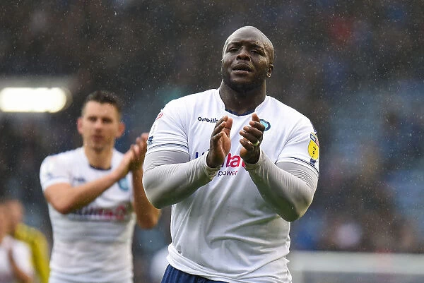 Adebayo Akinfenwa of Wycombe Wanderers Faces Off Against Portsmouth, September 22, 2018