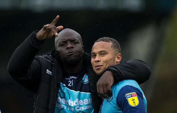 Determined Battle: Akinfenwa and Thompson of Wycombe Wanderers vs Burton Albion (October 6, 2018)