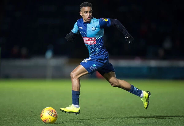Paris Cowan-Hall: In Action for Wycombe Wanderers Against Doncaster Rovers, Sky Bet League 1, January 12, 2019