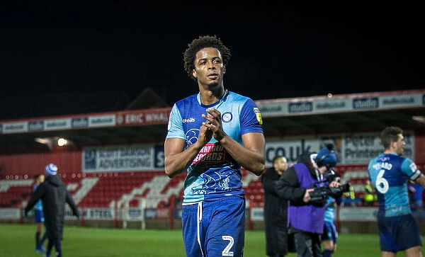 Sido Jombati: Wycombe Wanderers Defender in Action Against Accrington, 11 / 27 / 18