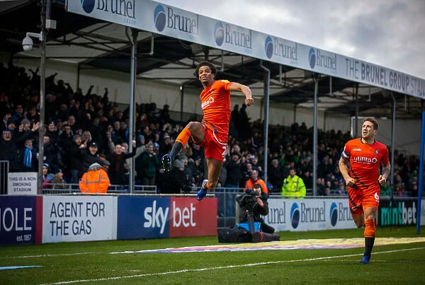 Sido Jombati's Thrilling Goal Celebration: Wycombe Wanderers vs. Bristol Rovers, Sky Bet League 1 (19 / 01 / 2019)