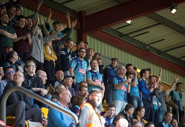 Wycombe fans at Bradford