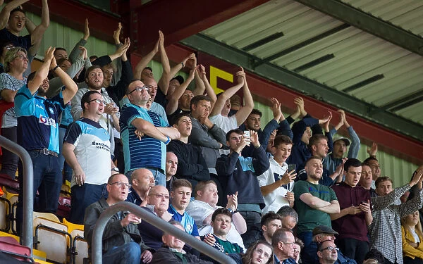 Wycombe fans at Bradford