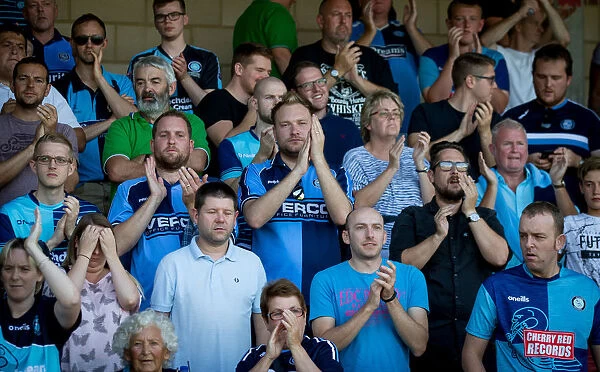 Wycombe fans against Luton