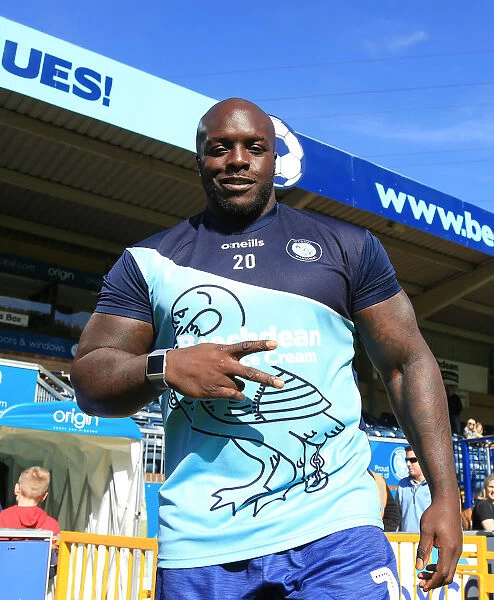 Wycombe Wanderers Adebayo Akinfenwa Faces Off Against Southend United, September 29, 2018
