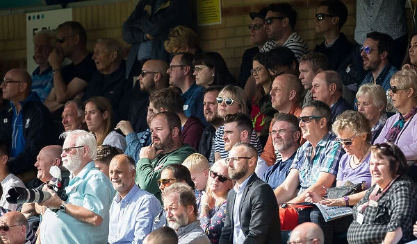 Wycombe Wanderers Fans in Action Against Oxford United, September 15, 2018