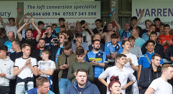 Wycombe Wanderers Fans in Full Force: The Battle Against Oxford United, September 15, 2018