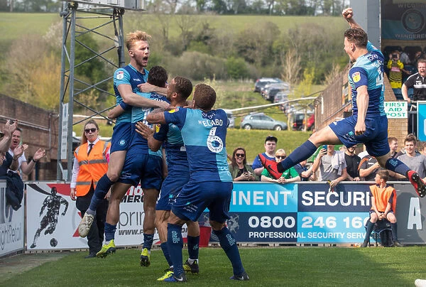 Wycombe Wanderers: Triumphant Moment vs. Walsall (2018 / 19) - Unforgettable Celebration Photos