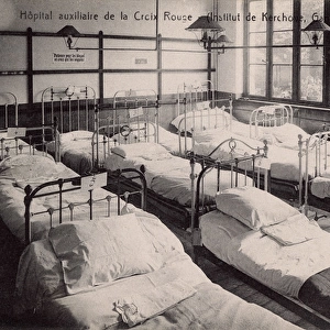 Auxiliary Red Cross hospital, Ghent, Belgium, WW1