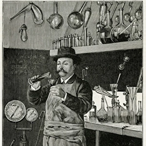 Scientist at work in laboratory(Eugene Turpin)