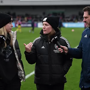 Arsenal Women vs Everton Women: Beth Mead and Kim Little's Half-Time Interview in FA WSL Match