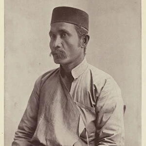 Abu El Hade, Malayan (b / w photo)