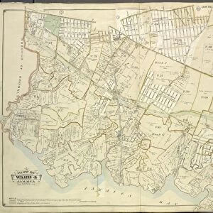 Queens, Vol. 1, Double Page Plate No. 17; Part of Ward 4; Jamaica; Map bounded by