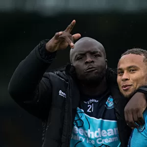 Determined Battle: Akinfenwa and Thompson of Wycombe Wanderers vs Burton Albion (October 6, 2018)