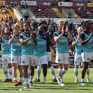 The team before the win at Bradford
