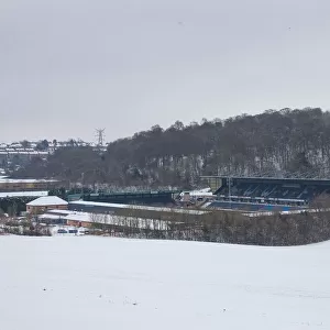 Wycombe Wanderers Football Club Braves Winter's Bite at Snow-Covered Adams Park, 1 February 2019
