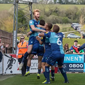 Wycombe Wanderers: Triumphant Moment vs. Walsall (2018/19) - Unforgettable Celebration Photos