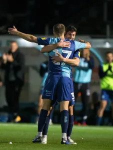 Bryn Morris celebrates