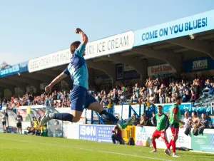 Dominic Gape celebrates